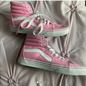 Pink hightop vans